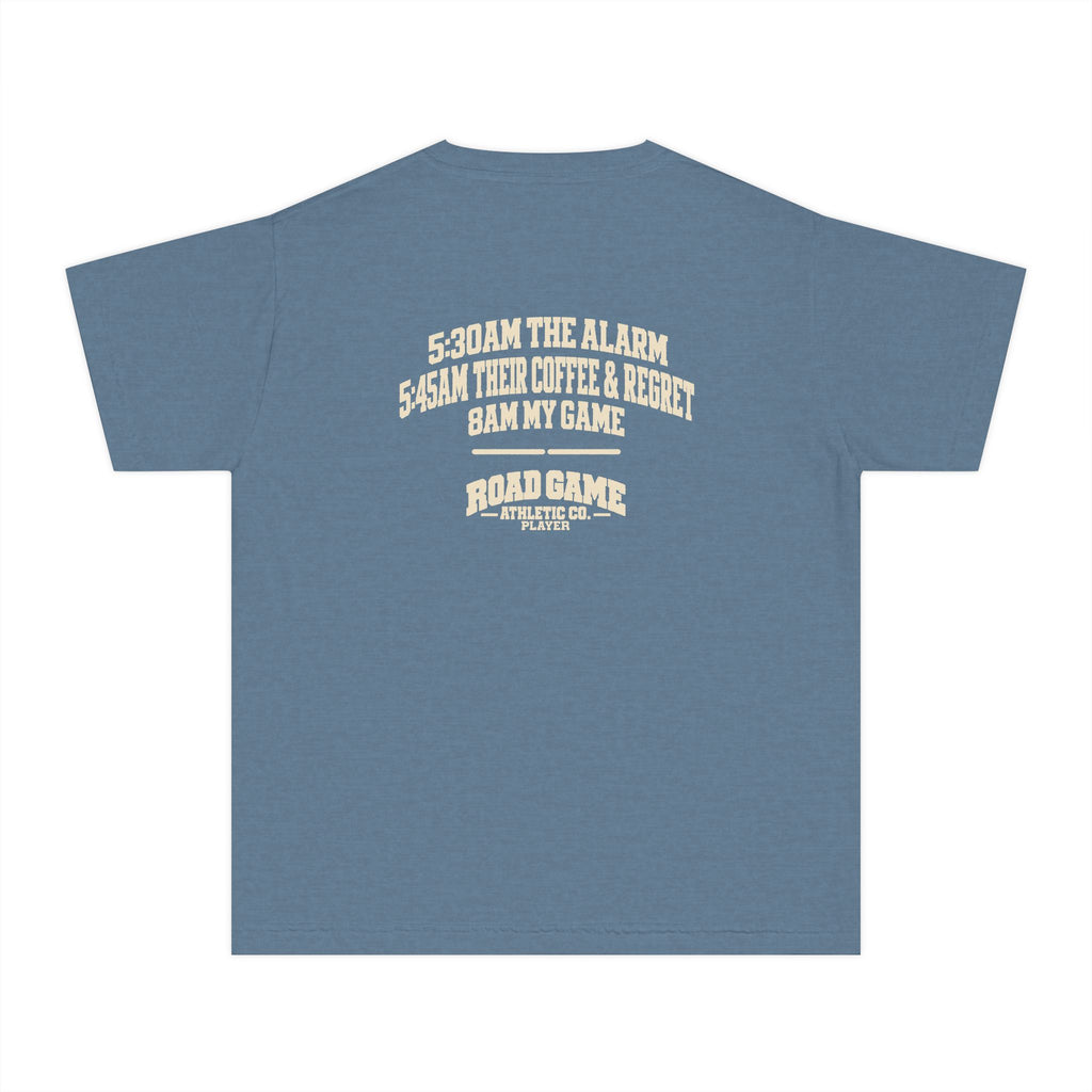 Youth Tee - 8:30AM The Alarm Tee  - Player Division Kids Shirt