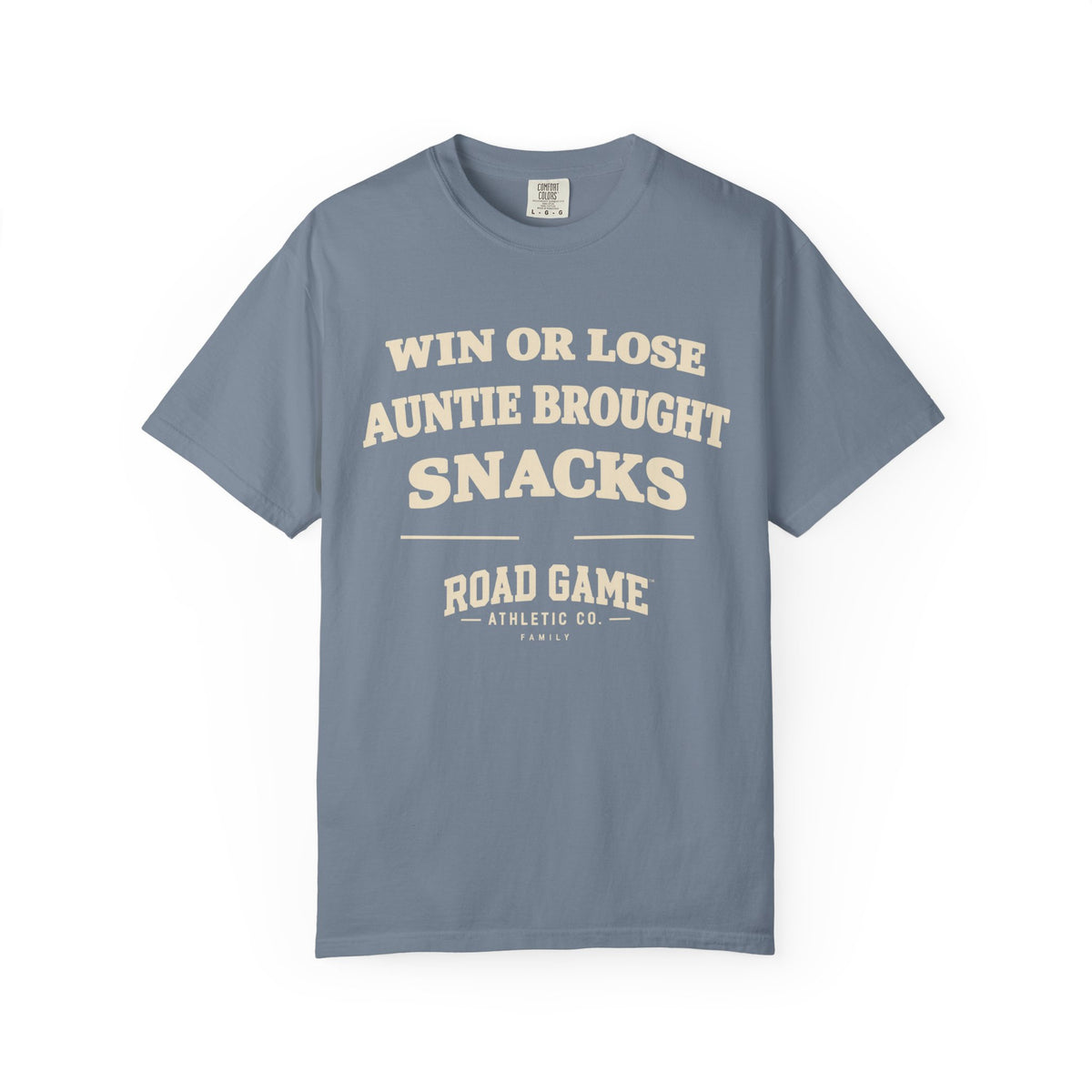 Win or Lose Auntie Brought Snacks Tee — Family Division