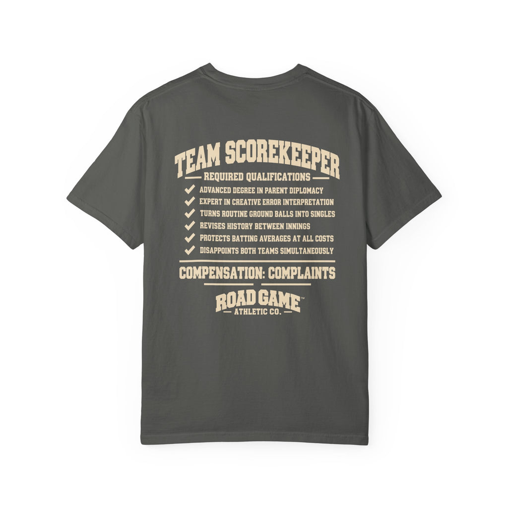 Team Scorekeeper Tee — Sideline Division