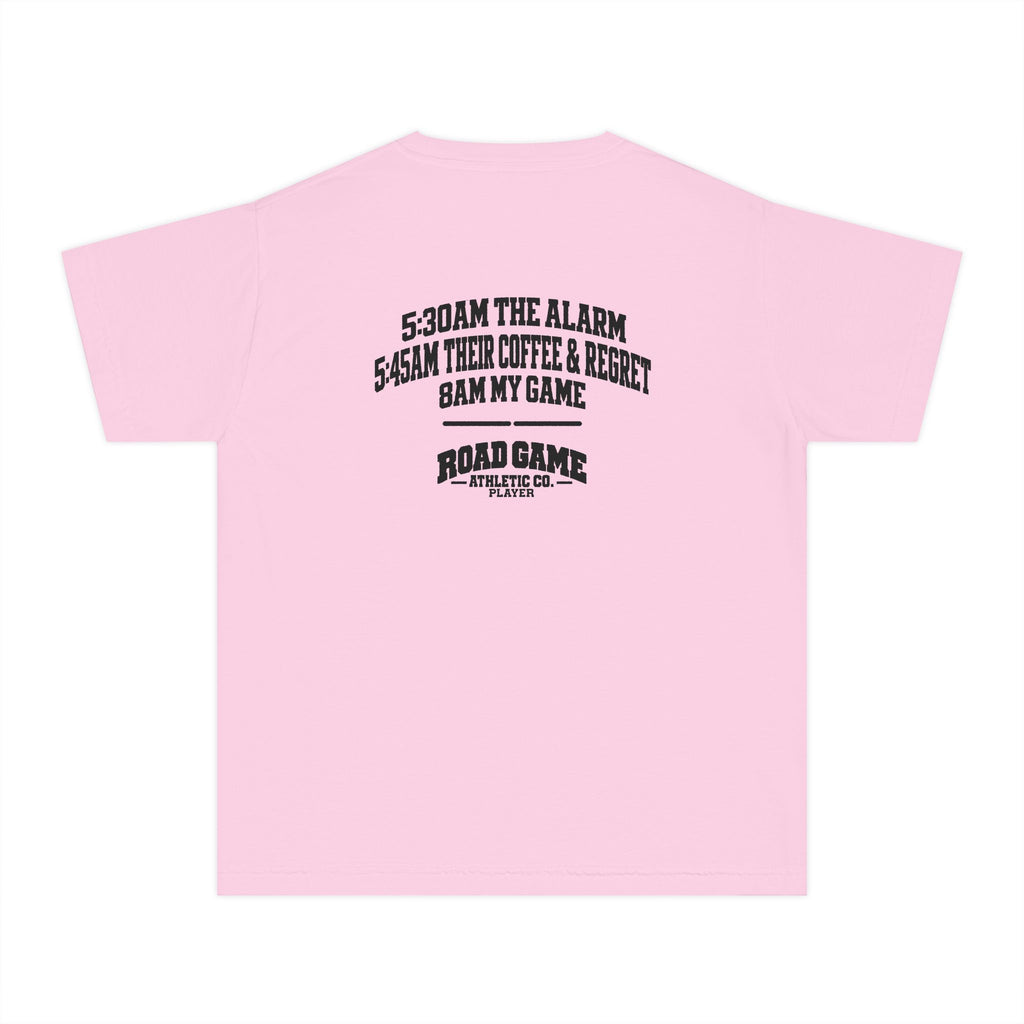Youth Tee - 8:30AM The Alarm Tee  - Player Division Kids Shirt
