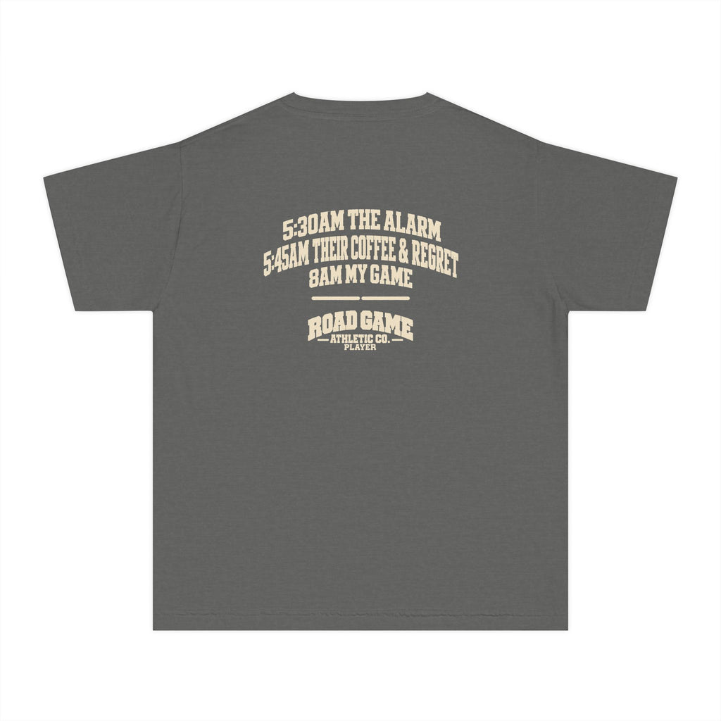 Youth Tee - 8:30AM The Alarm Tee  - Player Division Kids Shirt