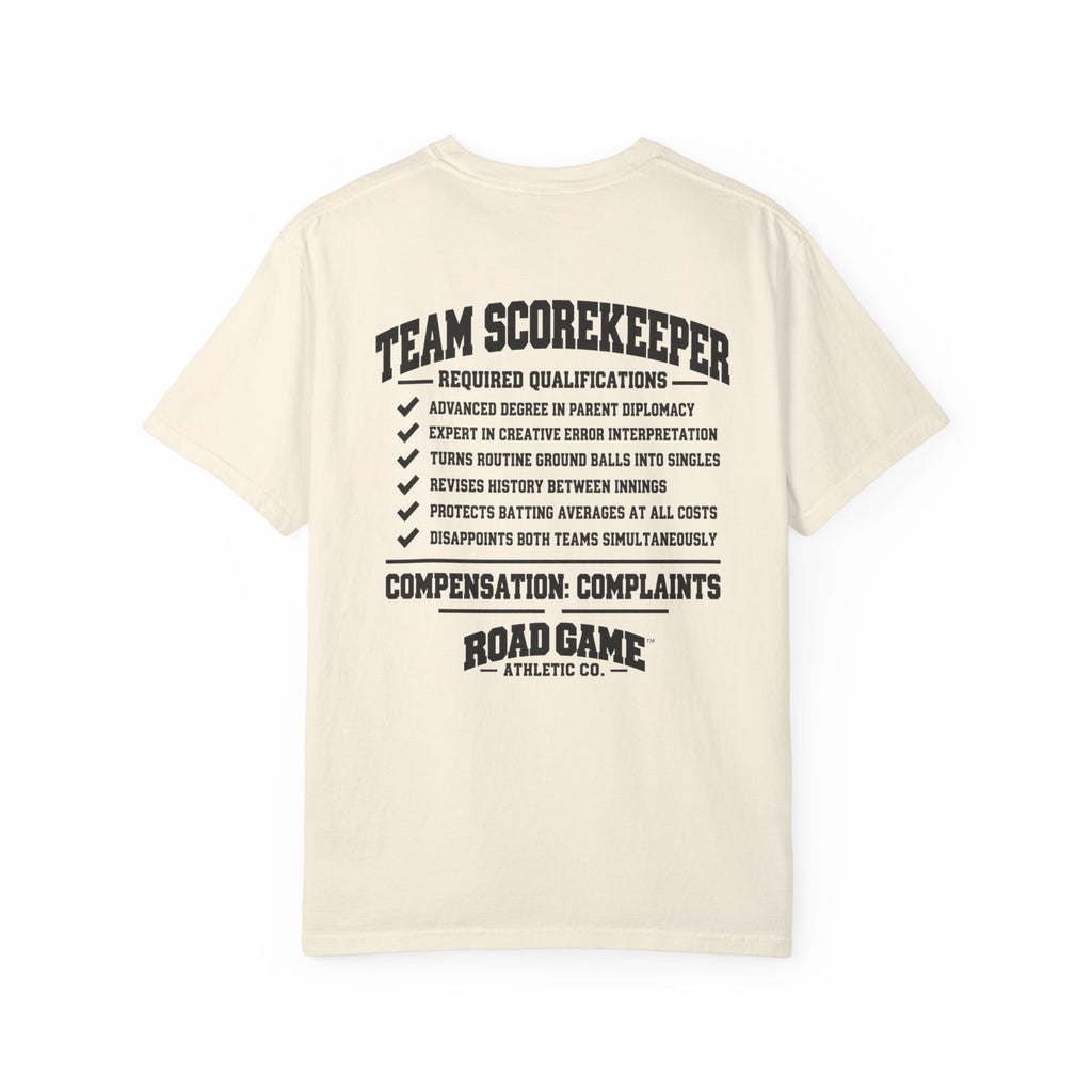Team Scorekeeper Tee — Sideline Division