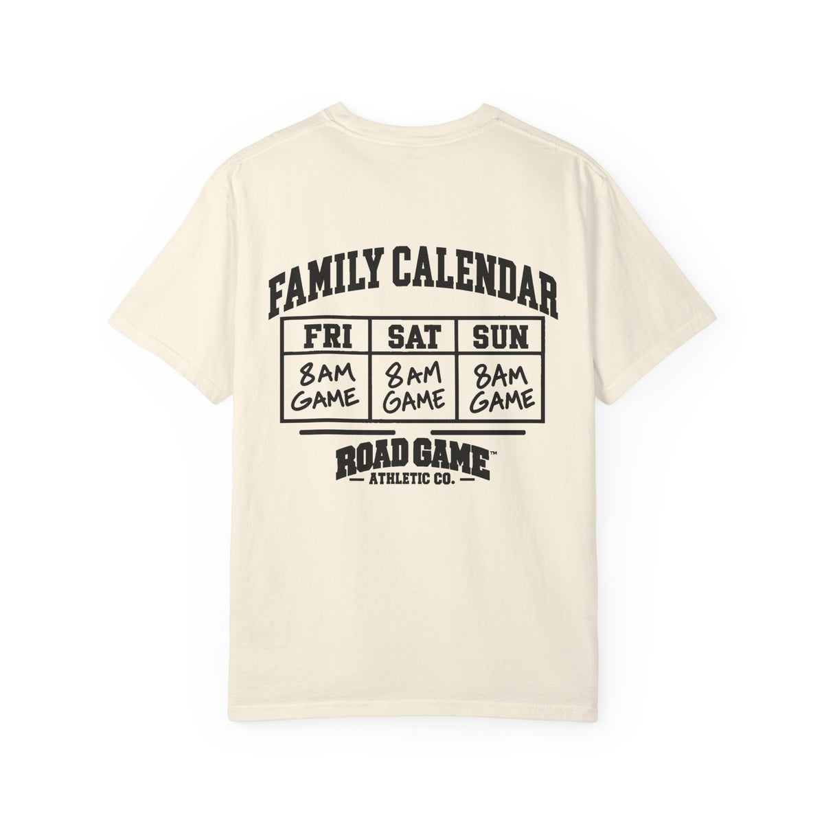 Family Calendar Tee — Sideline Division