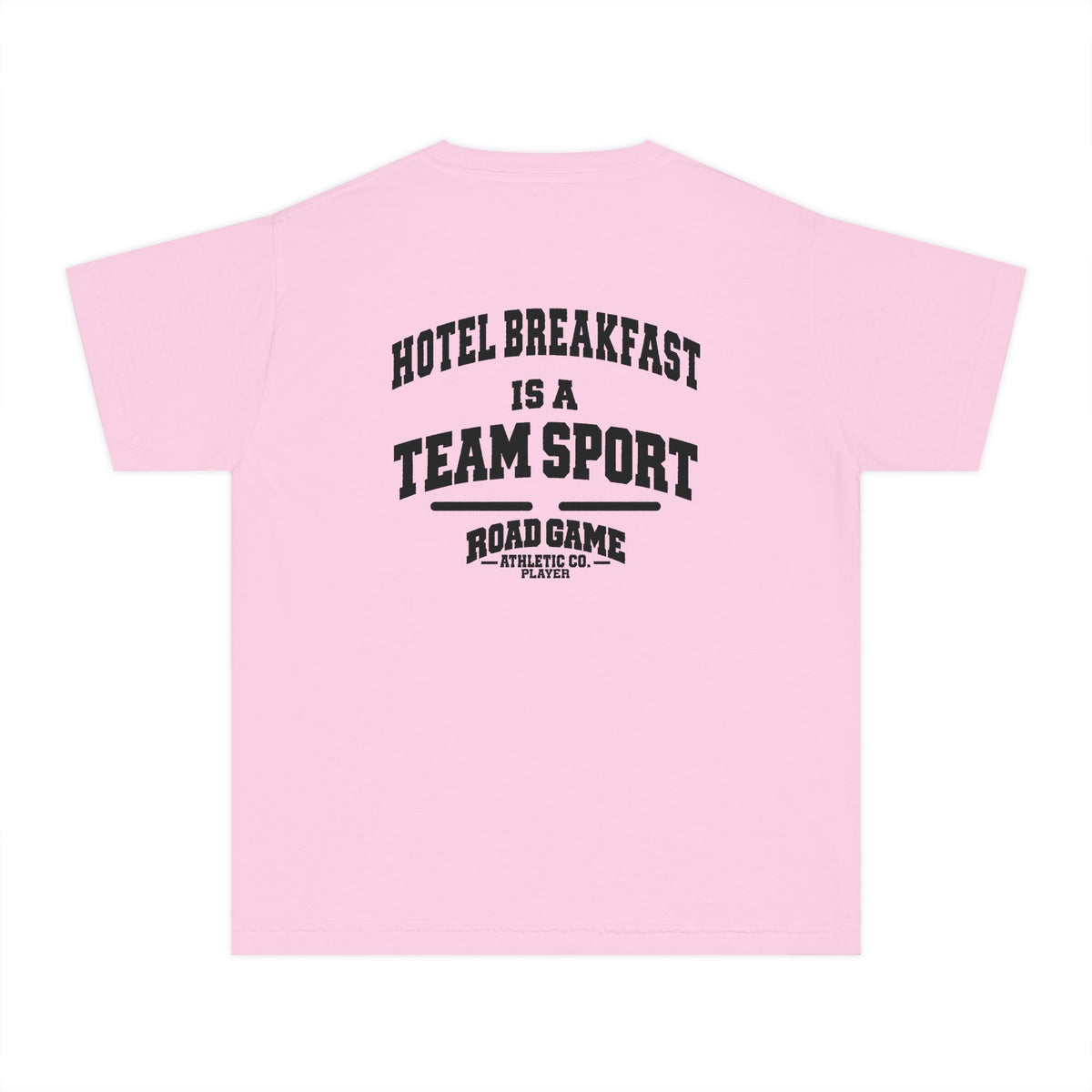 Youth Tee - Hotel Breakfast is a Team Sport - Player Division Kids Shirt