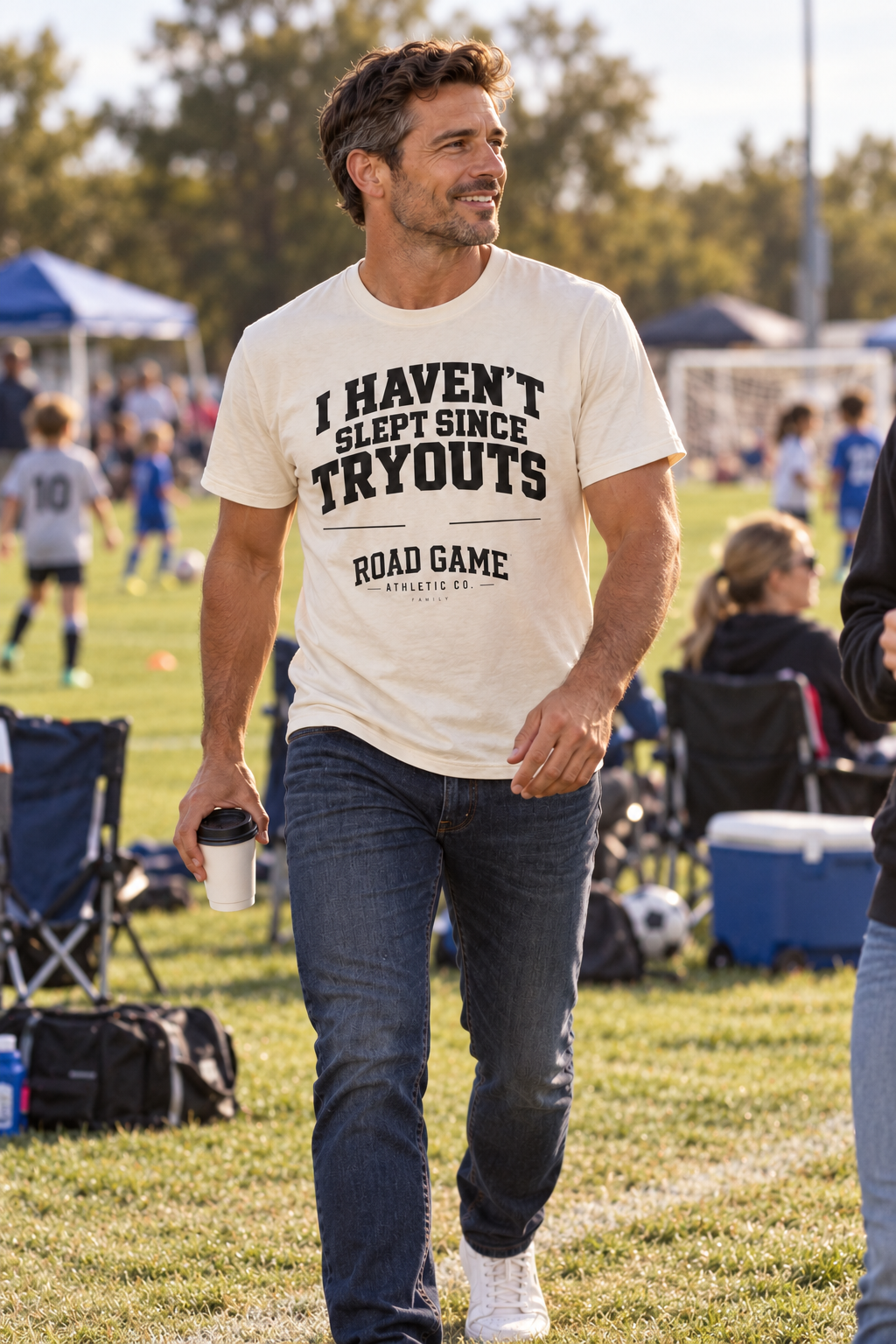 I Haven't Slept Since Tryouts Tee — Family Division