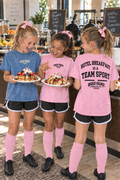 Youth Tee - Hotel Breakfast is a Team Sport - Player Division Kids Shirt