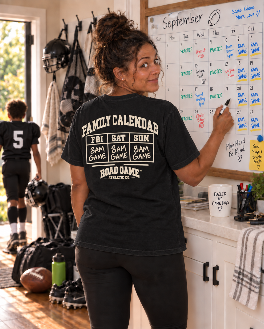 Family Calendar Tee — Sideline Division