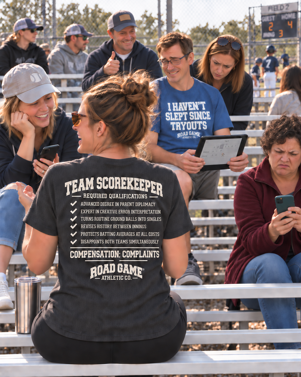 Team Scorekeeper Tee — Sideline Division