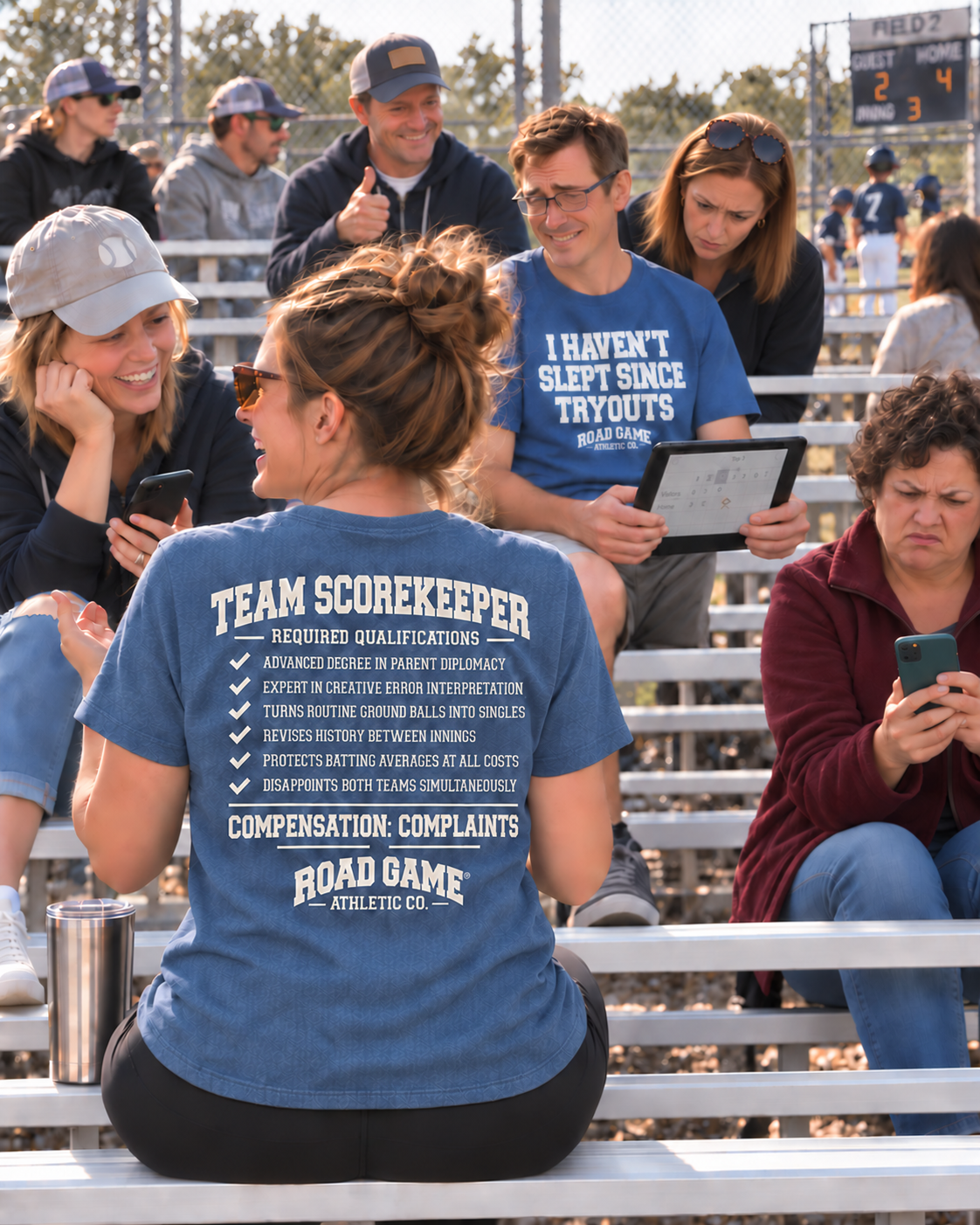 Team Scorekeeper Tee — Sideline Division