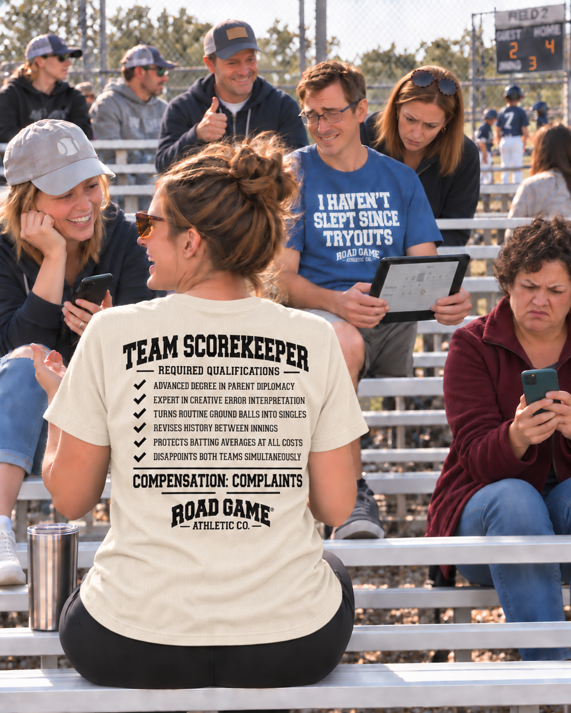 Team Scorekeeper Tee — Sideline Division