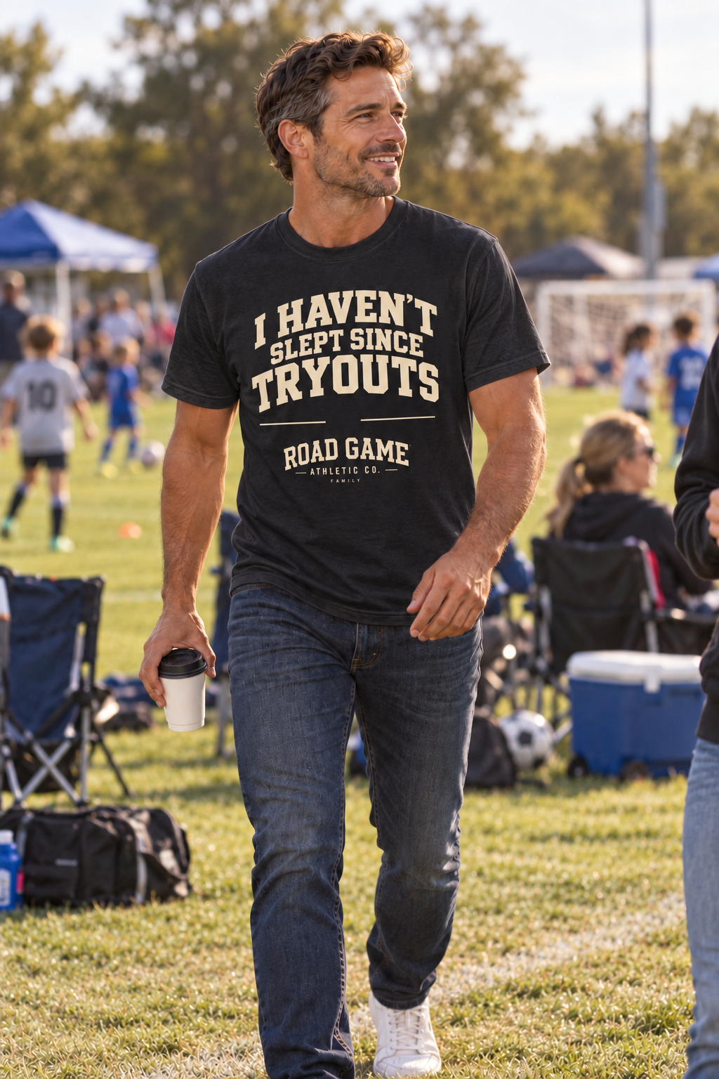 I Haven't Slept Since Tryouts Tee — Family Division
