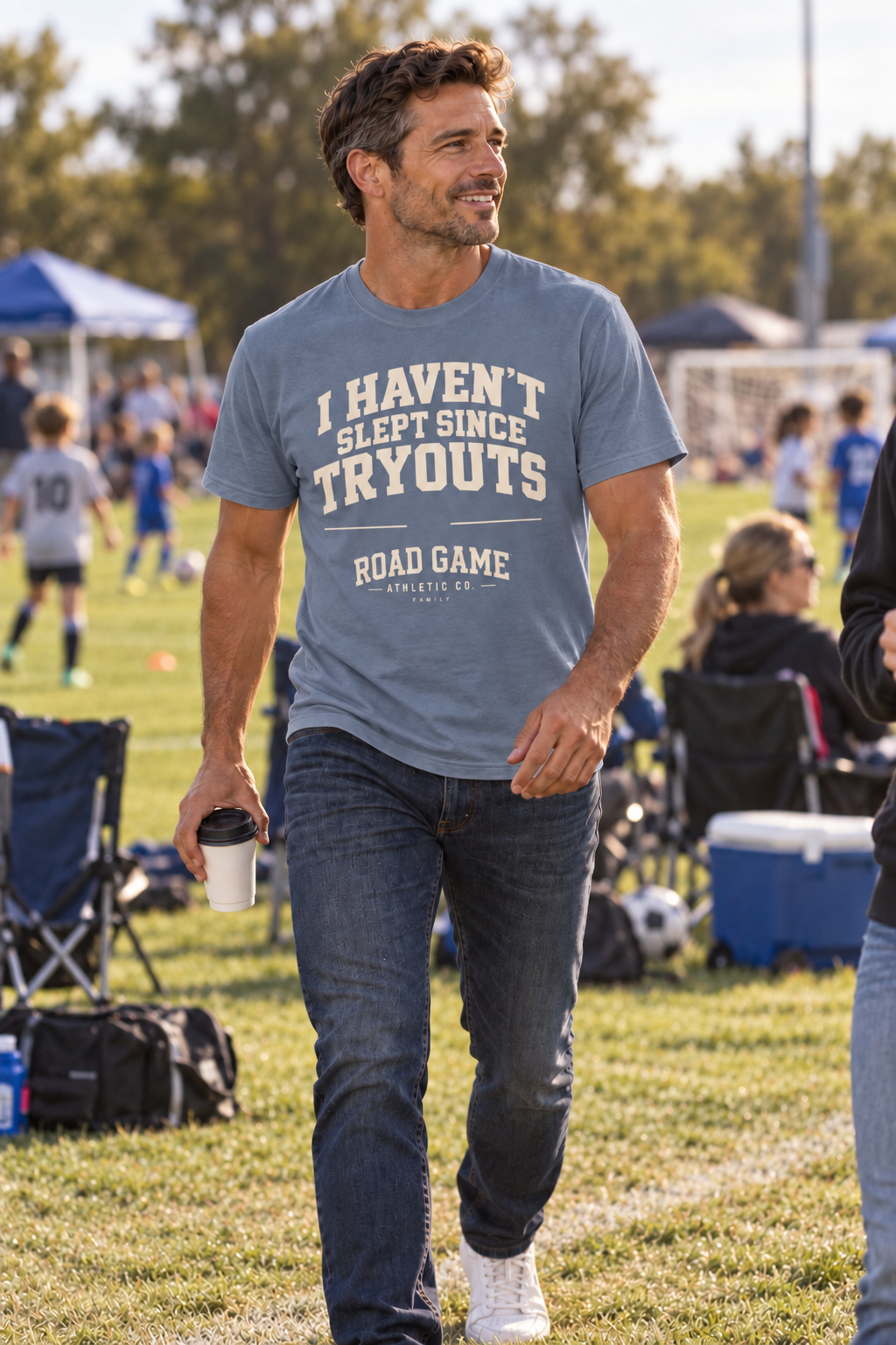 I Haven't Slept Since Tryouts Tee — Family Division
