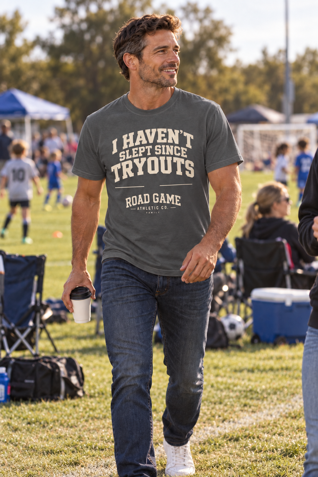 I Haven't Slept Since Tryouts Tee — Family Division